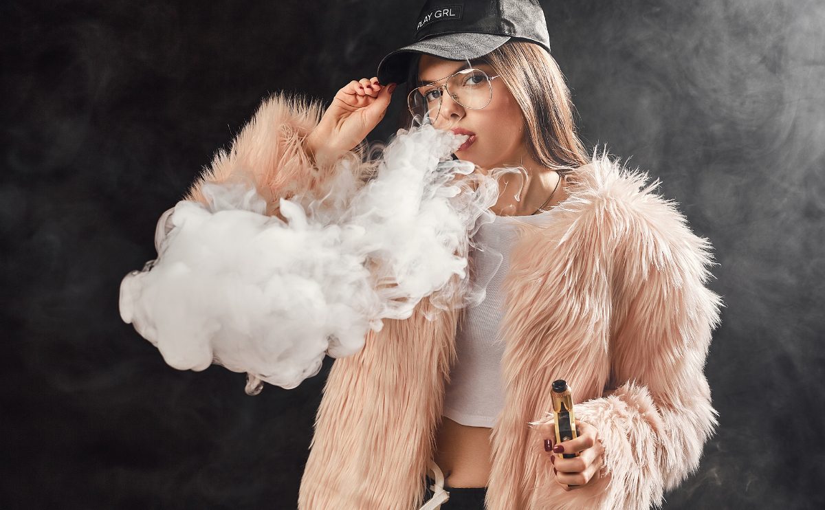 Vaping não é uma causa de poluição significativa