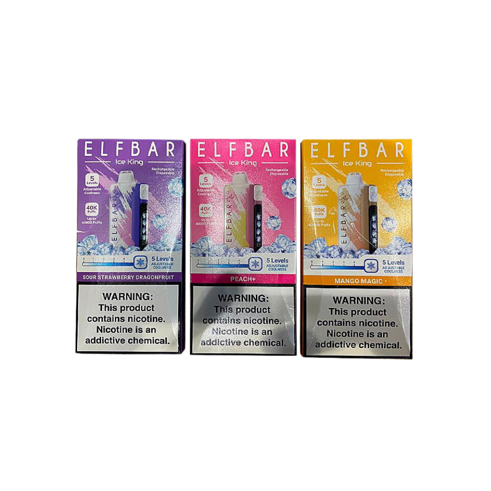 Pod Descartável Elf Bar Ice King - 40.000 Puffs - Imagem 2